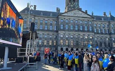 Amsterdam came out to support Ukraine