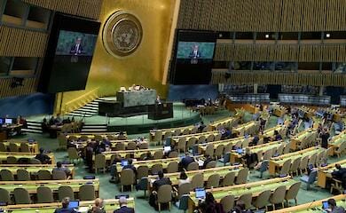 UN suspended Russia's membership in the Human Rights Council