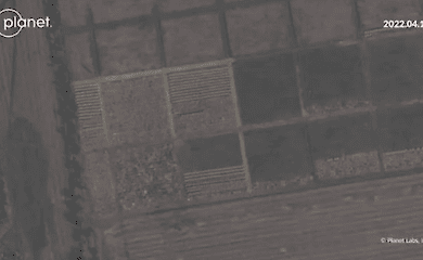 Planet Lab satellite imagery reveals 824 new graves at Kherson cemetery