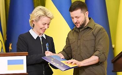 Zelensky and von der Leyen discussed the post-war reconstruction of Ukraine
