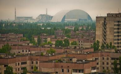 What happened at Chornobyl and Slavutych during the occupation