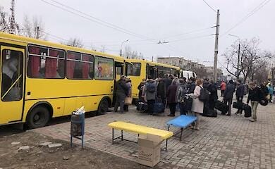 The military opened a "green" corridor in the Zaporozhye region
