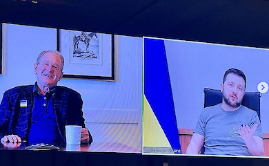 Former US President Bush compared Zelensky to Churchill