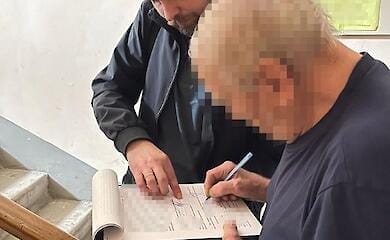 In Kyiv, a man published anti-state content