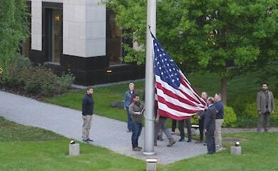 The US Embassy returned to Kyiv for the first time in 3 months of the war