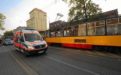 A girl from Ukraine was hit by a tram in Poland