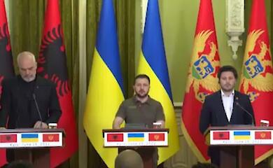 Three Balkan states have supported Ukraine's candidate status