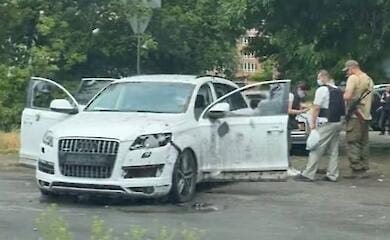 Russian collaborator suffered in Kherson