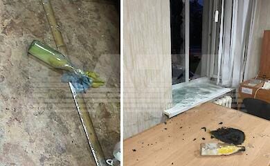 "Molotov cocktails" were thrown into the military registration and enlistment office in Belgorod