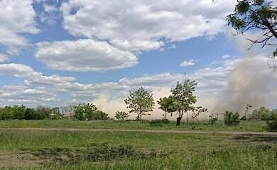 In the Dnipropetrovsk region, Russian troops destroyed a solar power plant