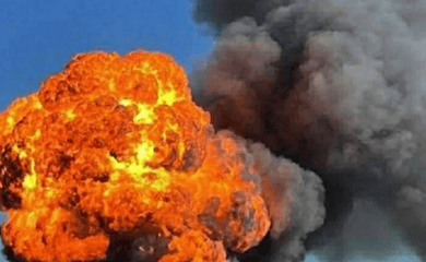 In Russia there was a powerful explosion at a gas station