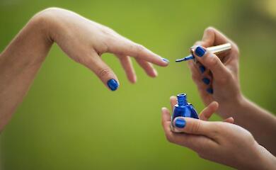 All shades of blue are in fashion this season