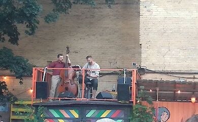Elvis way. The leader of the Ukrainian rockabilly band went to the front