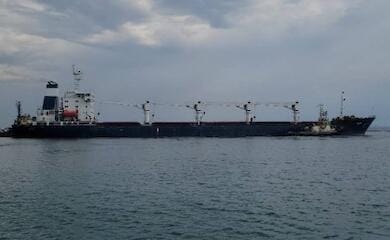 The first ship with Ukrainian grain left the port of Odessa