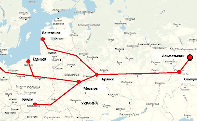 Ukrtransnafta has stopped pumping oil through the southern branch of the Druzhba oil pipeline since August 4