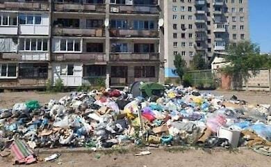 In Severodonetsk, the occupiers are forcing local residents to remove garbage instead of public utilities