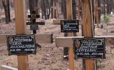 Invaders in Izyum killed six members of one family