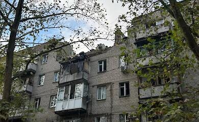 Russia continues to hit the civilian infrastructure of Nikolaev. Destroyed residential building