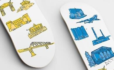The Skate for Ukraine project raises money to help Ukrainian children