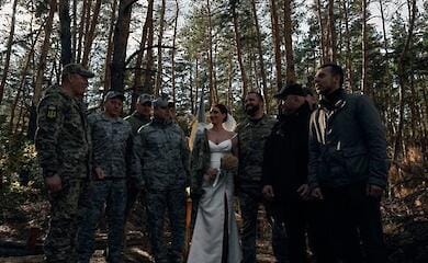 Ukrainian sniper Joan of Arc got married on the front lines