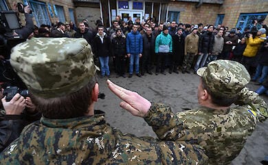 The Kyiv military commissar recalled that the subpoenas will continue to be handed