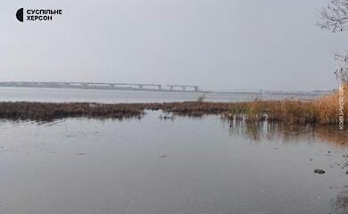 Antonov bridge collapses in Kherson region