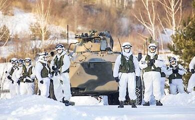 The Ukrainian army is provided with uniforms for the winter 