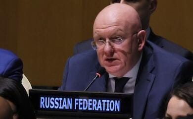 Nebenzia blames Ukrainian air defence for civilian casualties at UN Security Council meeting