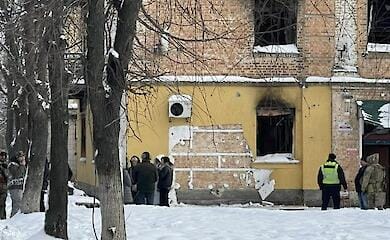 In Irpin, Banksy's graffiti was cut off from a piece of wall