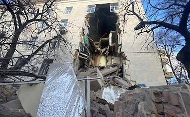 The enemy shelled the centre of Kherson. The OVA building was damaged