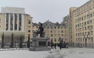 Russian shelling hits university and residential building in Kharkiv