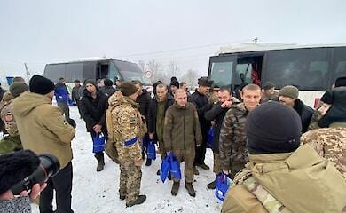 All Ukrainians released on Saturday are in the hospital due to their unsatisfactory condition