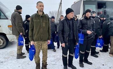 All Ukrainians released on Saturday are in the hospital due to their unsatisfactory condition