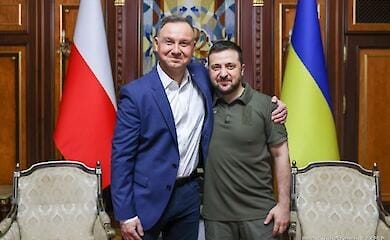 Wladimir Zelenski comes to Poland