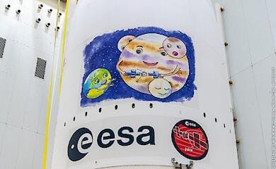French space rocket to go into space with a drawing of an 8-year-old girl from Zhytomyr on board 