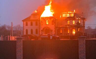 UOC MP church set on fire in Bukovina