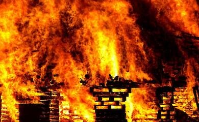 Fire at a Russian woodworking company: large-scale damage