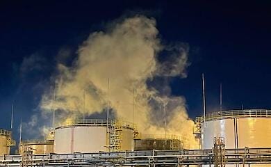 Drone crashes into oil refinery in Kuban - fire breaks out 