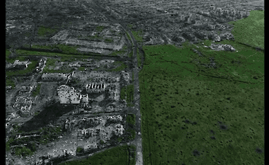 What does Marinka in Donetsk region look like?