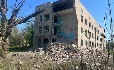 Russians launch rocket attack on hospital in Avdiivka