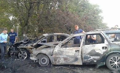 Russians shoot up civilian car in Kherson region