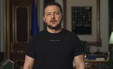 Zelensky reacts to events in Russia