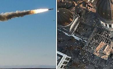 What could the Russian Federation have used to shell the centre of Odessa