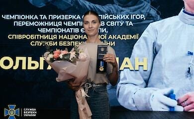 Champion Olga Kharlan: I am proud that Russians know that I work in the SBU. Let them be afraid! (photo)
