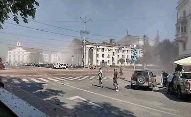 Russia hit Chernihiv: president showed video of the consequences 