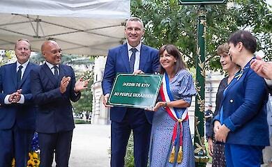 Kyiv Square inaugurated in Paris