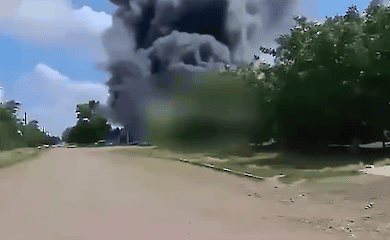 There was a powerful explosion in temporarily occupied Tokmak 