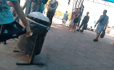 The Ukrainian national anthem was played in occupied Luhansk