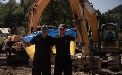 Ukrainian rescuers completed work in Slovenia (video, photo)