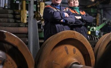 A photo exhibition dedicated to Ukrzaliznytsya employees is held in Germany (photo)